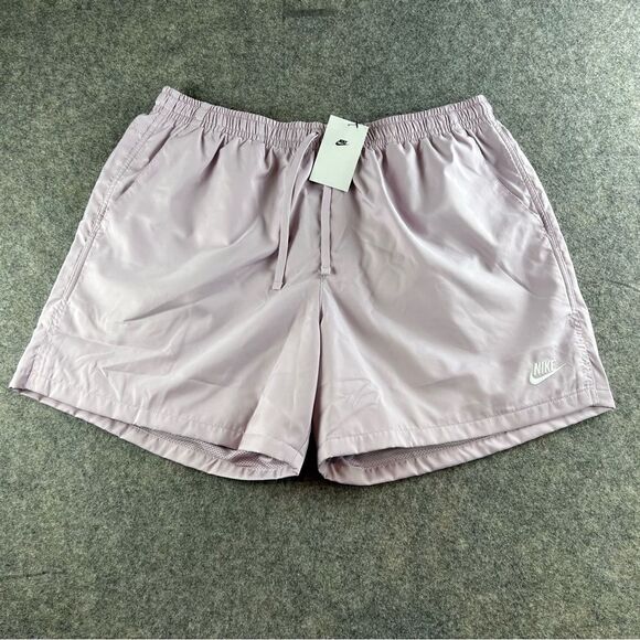 Nike Sportswear Men's‎Woven Flow 6” Shorts Light Lavender Purple Mid XXL Swim